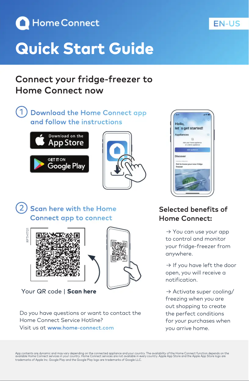 First page image of the manual for T48BT110NS