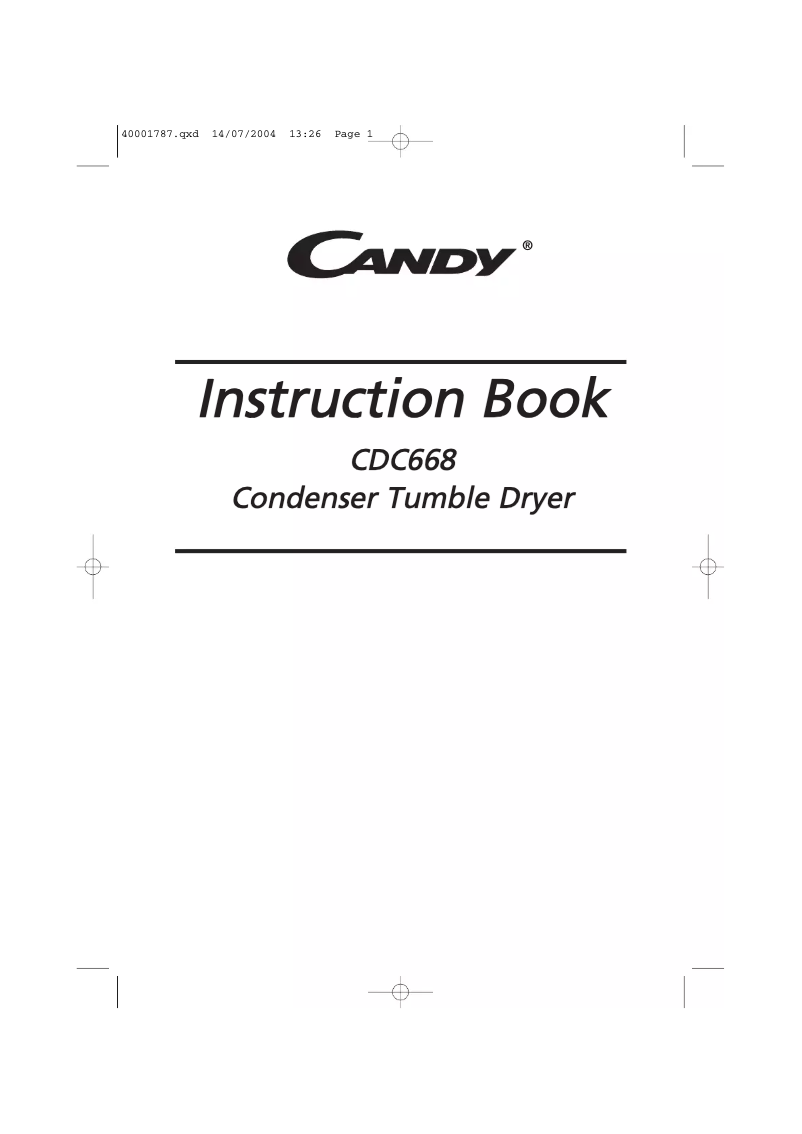 First page image of the manual for ABCDC668-37