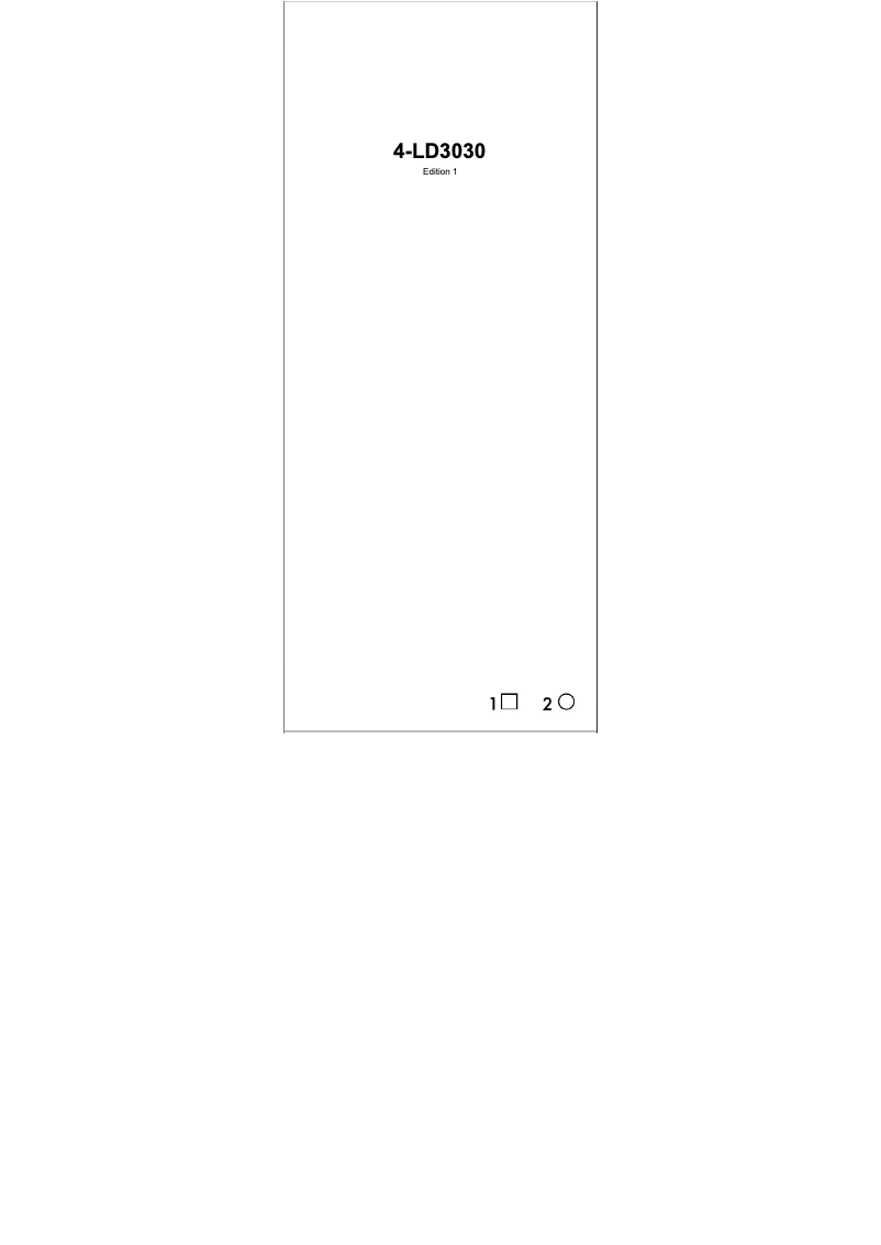 Page 1 of the manual User Manual Digi-tech 4-LD3030