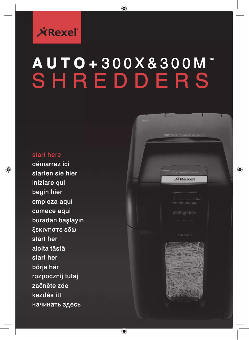 First page image of the manual for Auto+ 300M