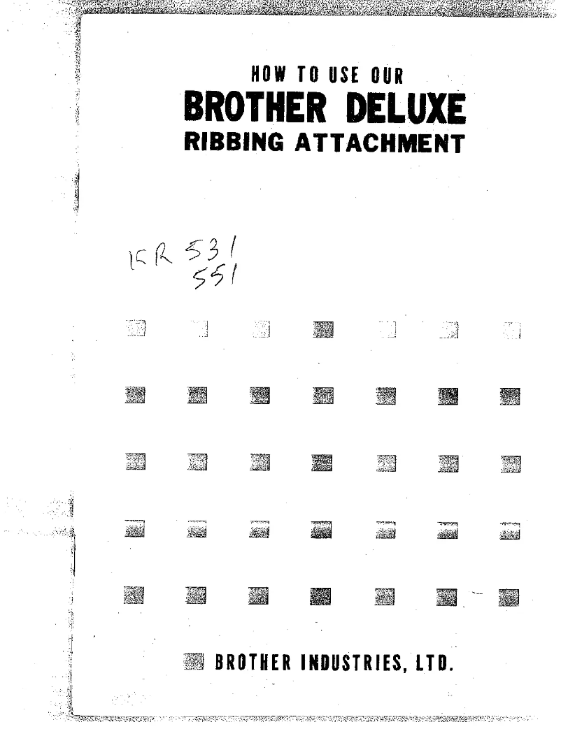First page image of the manual for KR 531