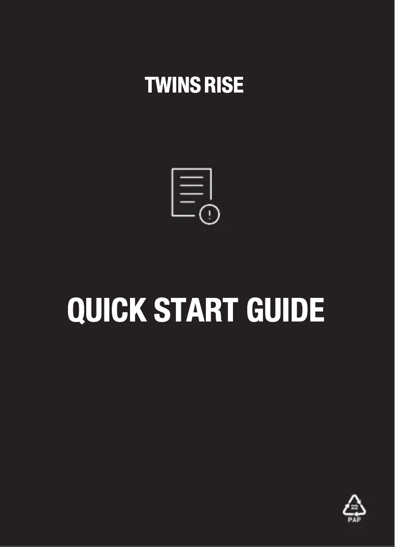 First page image of the manual for Twins Rise