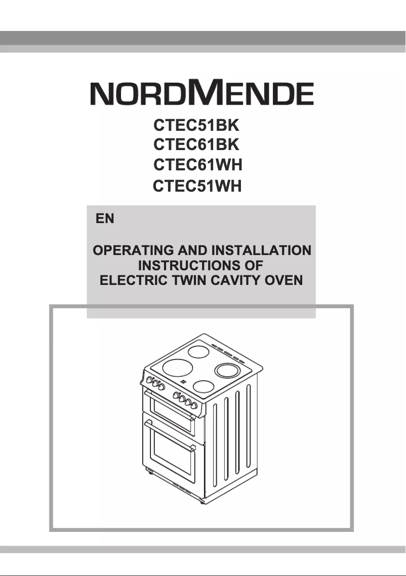 Page 1 of the manual User Manual Nordmende CTEC51BK