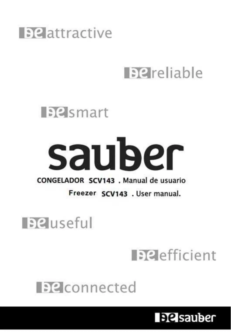 Page 1 of the manual User Manual Sauber SCV143