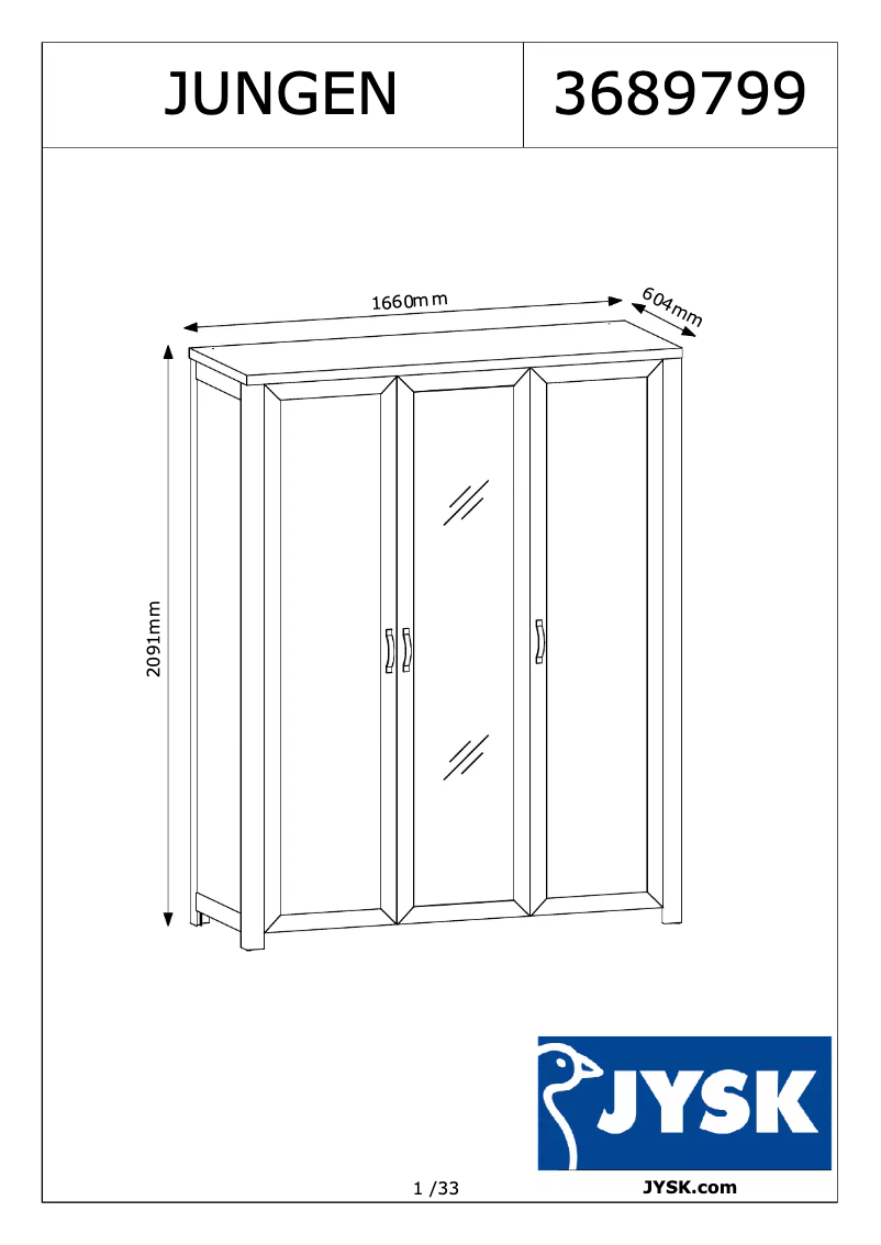 First page image of the manual for Jungen
