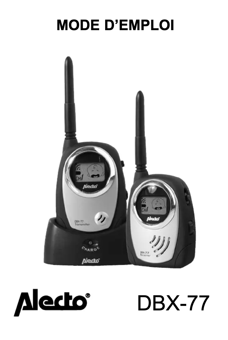 First page image of the manual for DBX-77