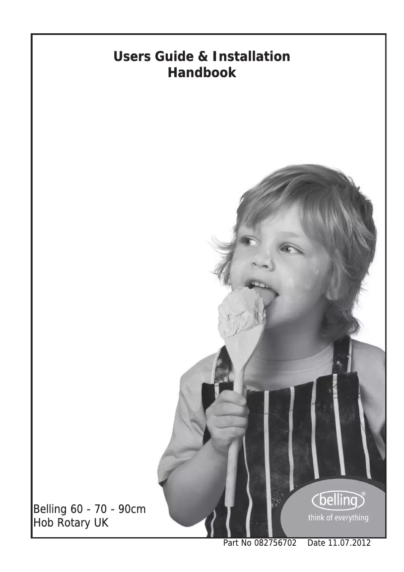 Page 1 of the manual User Manual Belling CH60R