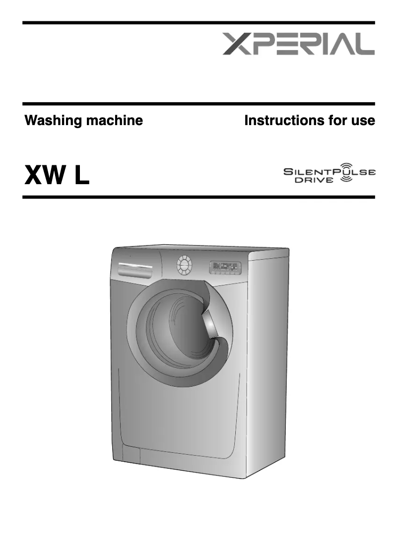 First page image of the manual for XW 916LS