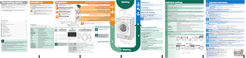 First page image of the manual for WI14S441GB
