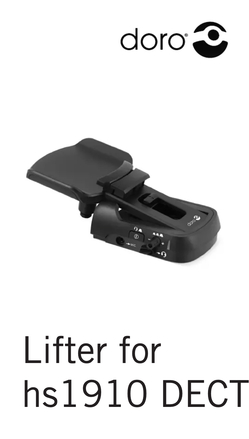 First page image of the manual for ProSound hs1910dect