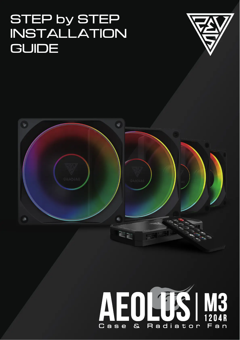 First page image of the manual for Aeolus M3-1204R