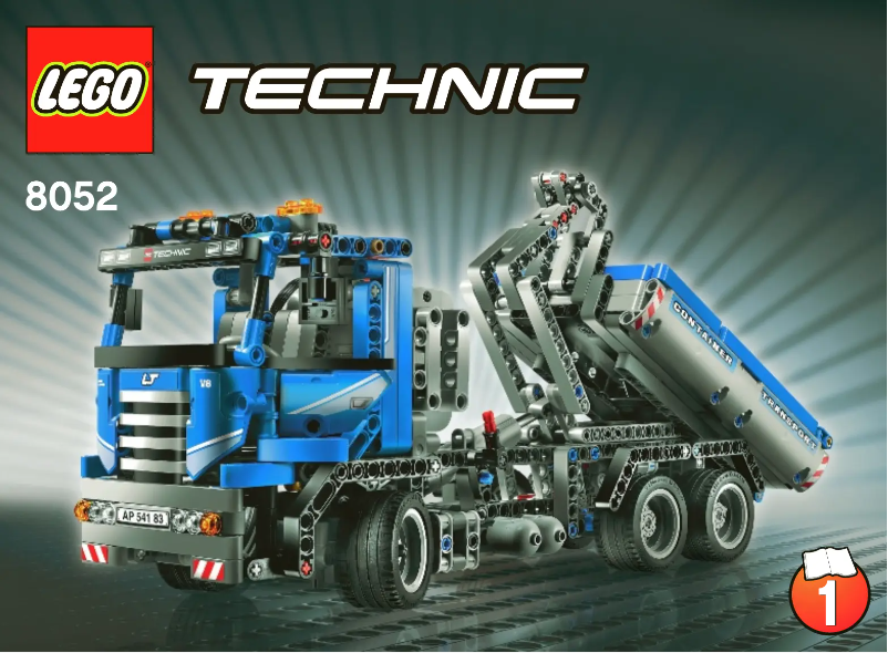 Page 1 of the manual User Manual Lego Technic 8052