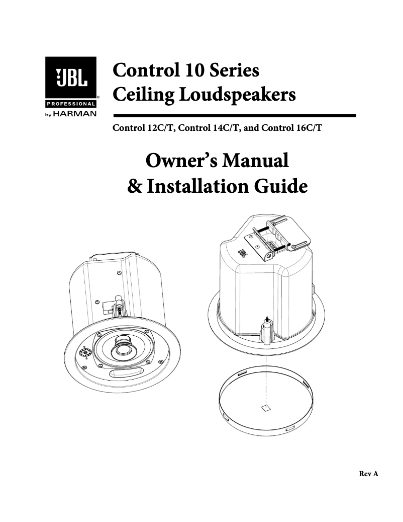 First page image of the manual for Control 12C/T