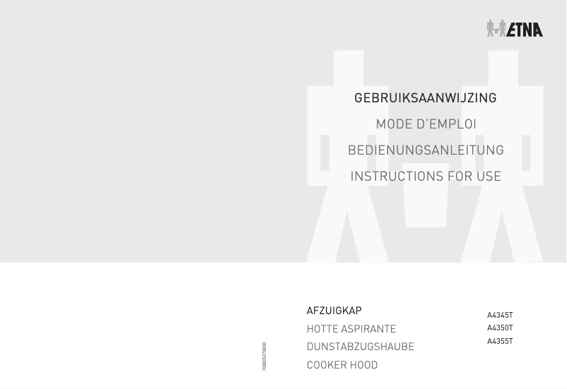 First page image of the manual for A4350TRVS