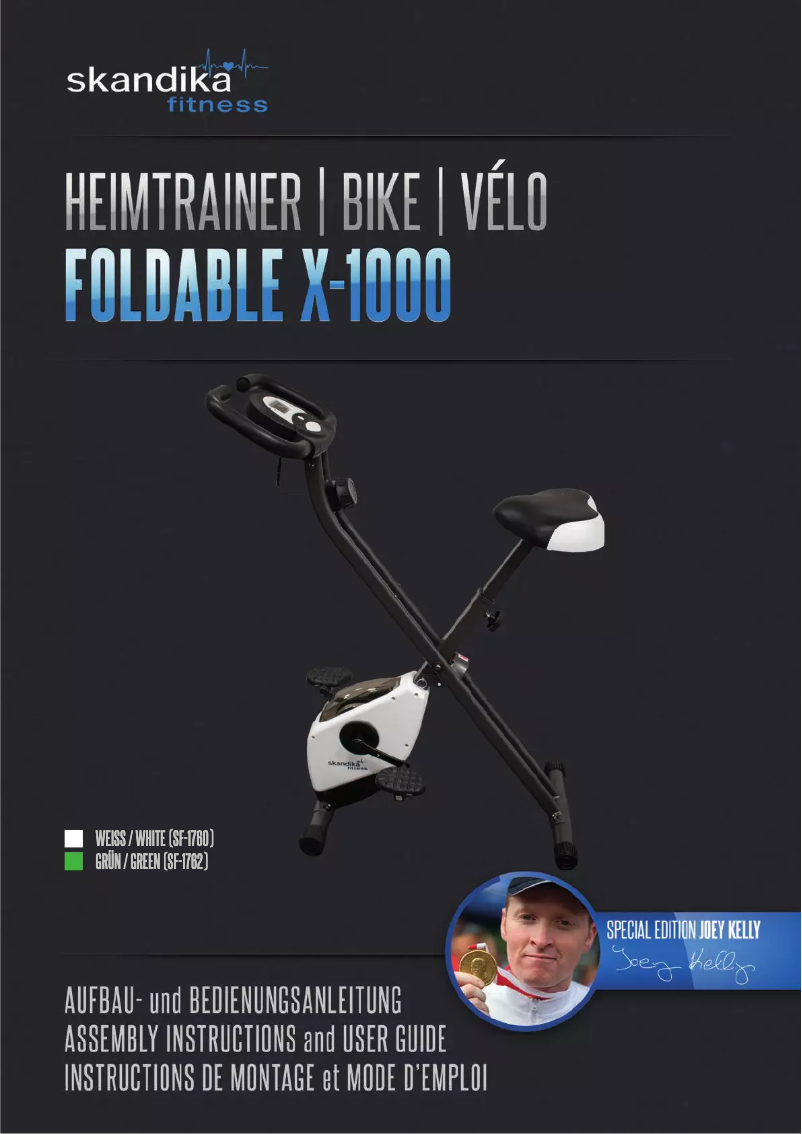 Page 1 of the manual User Manual Skandika Foldaway X-1000