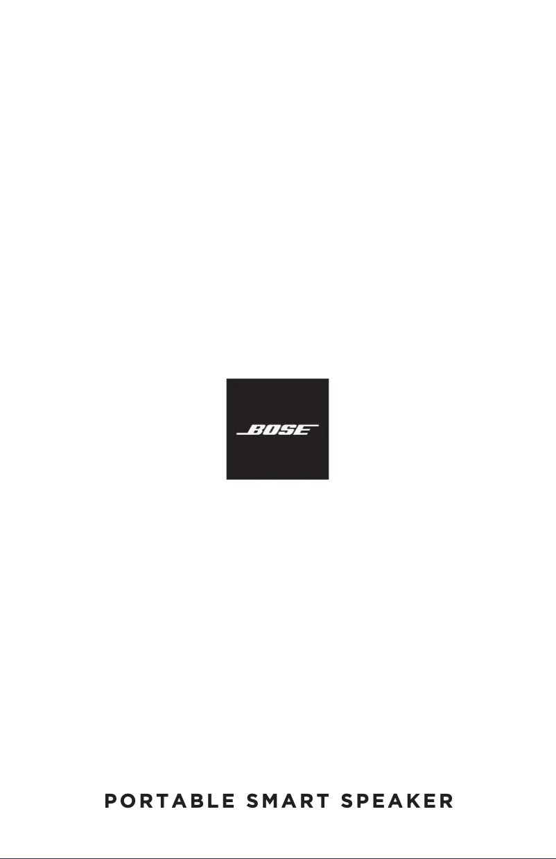 Page 1 of the manual User Manual Bose Portable Smart Speaker