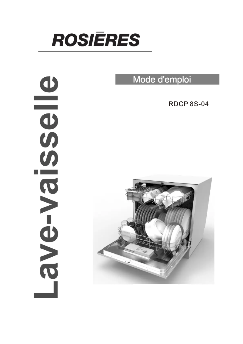 First page image of the manual for RDCP 8S-04