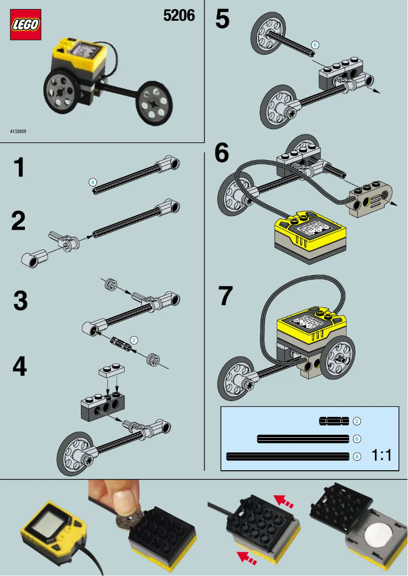 Page 1 of the manual User Manual Lego Speed Computer