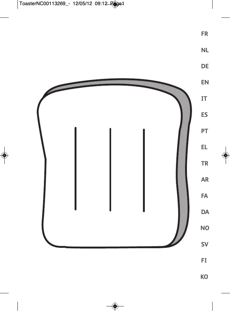 Image de la première page du manuel de l'appareil Adagio TT580810