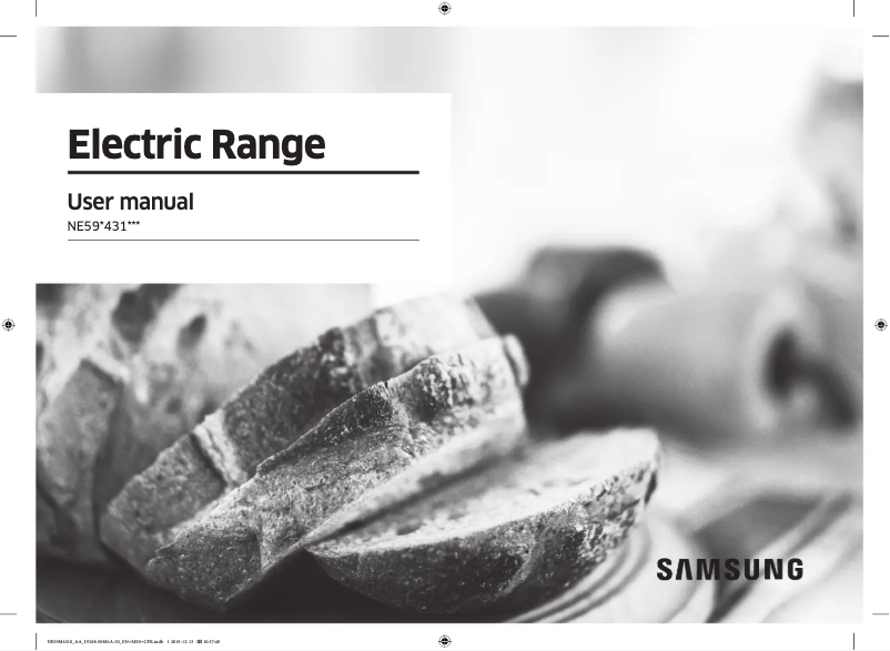 First page image of the manual for NE59T4311SS