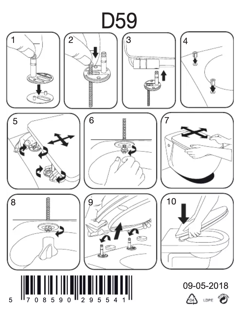 First page image of the manual for 718