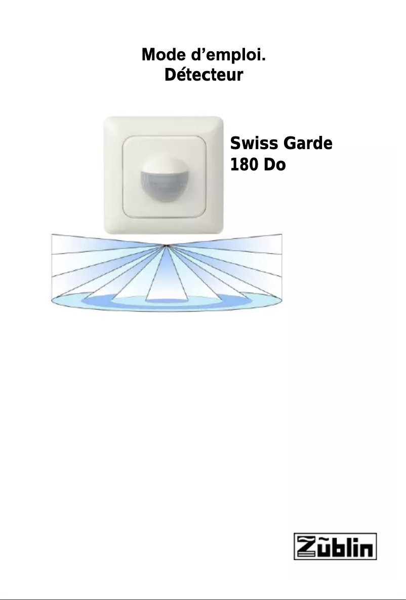 Page 1 of the manual User Manual Züblin 180 Do