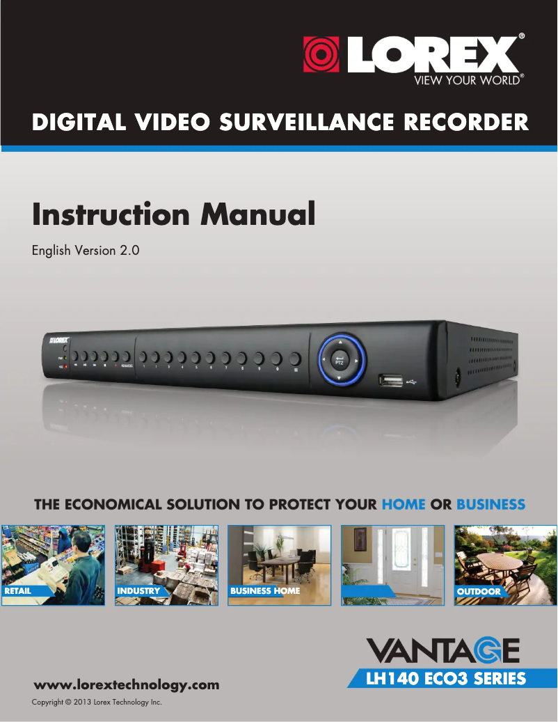 First page image of the manual for LH148501