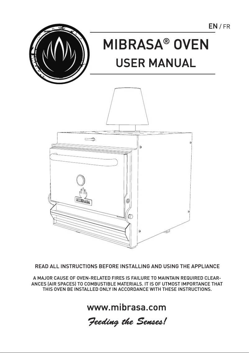 Page 1 of the manual User Manual Mibrasa HMB AB 75