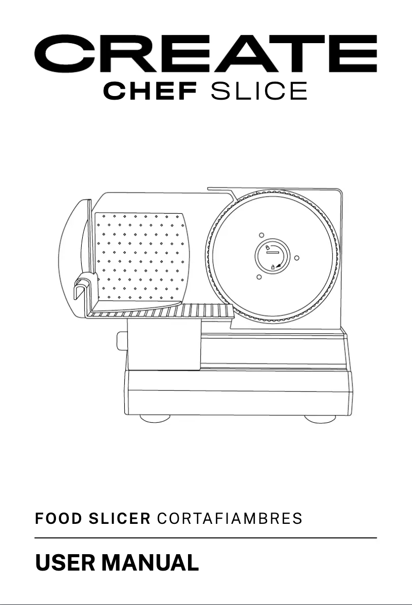 First page image of the manual for CHEF SLICE