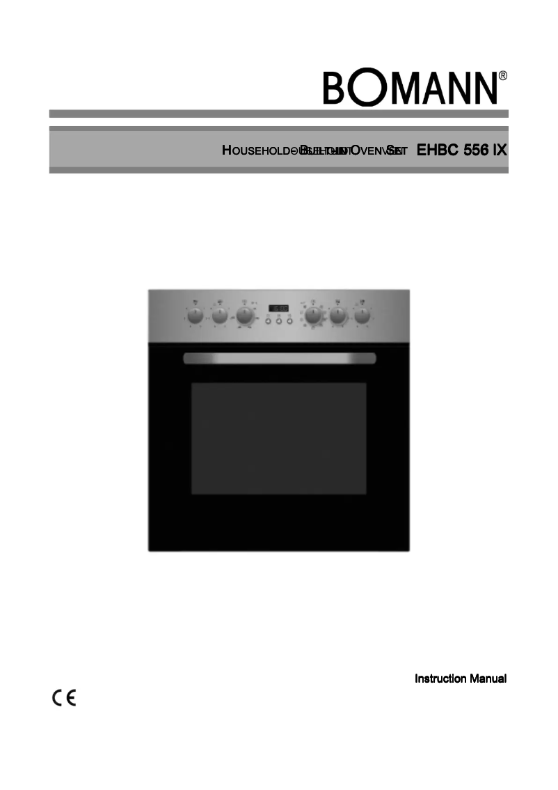 Page 1 of the manual User Manual Bomann EHBC 556 IX