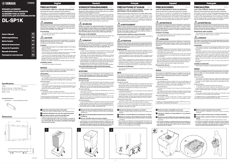 First page image of the manual for Stagepas 1k