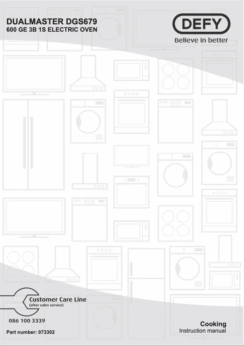 First page image of the manual for DGS679