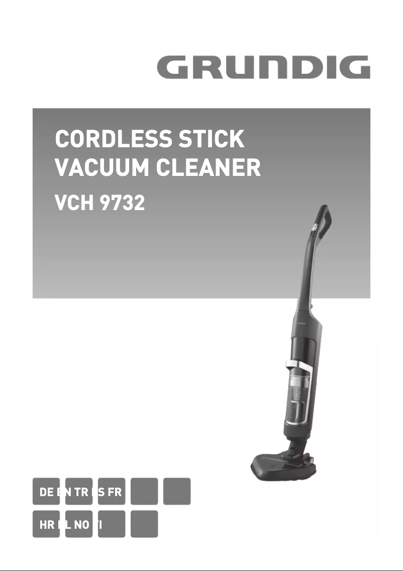 First page image of the manual for VCH 9732