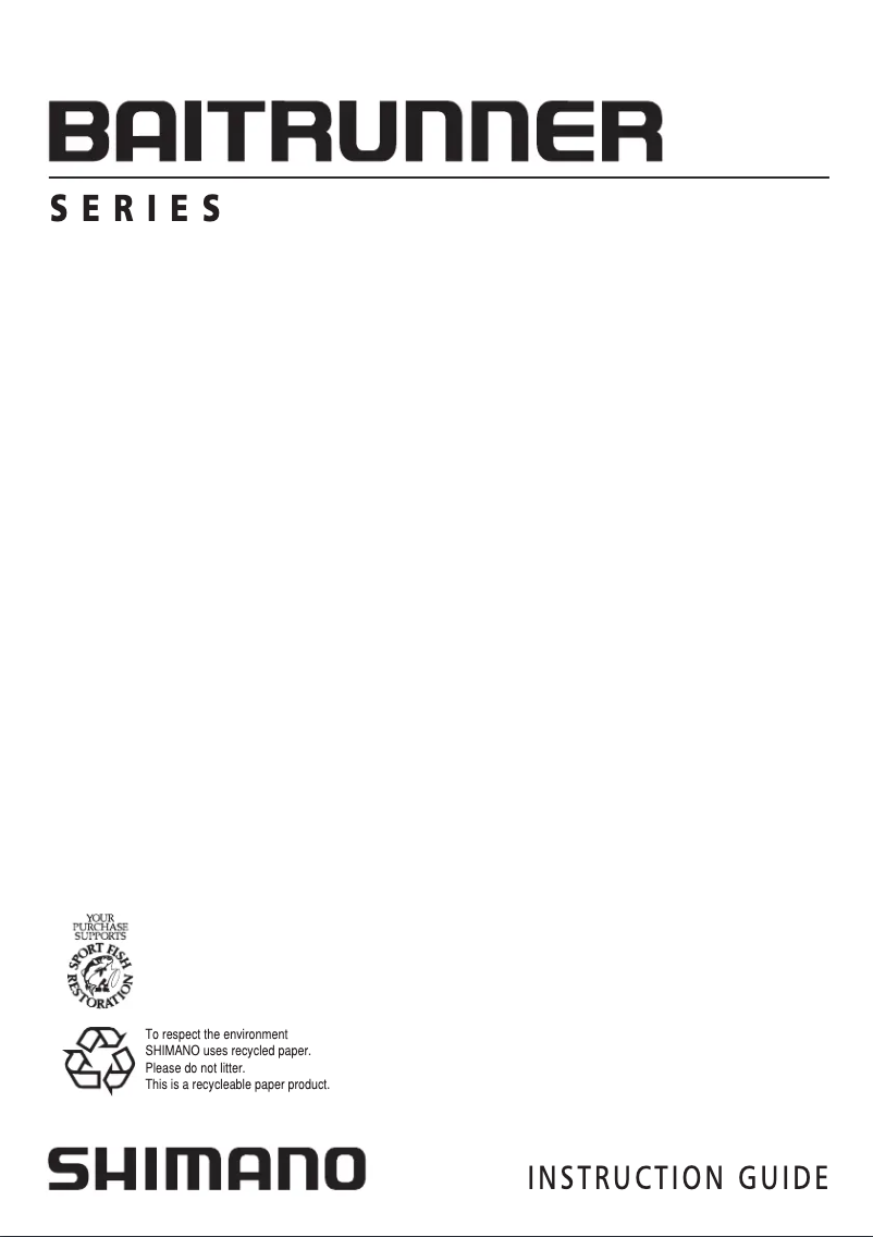 First page image of the manual for Baitrunner 6500B