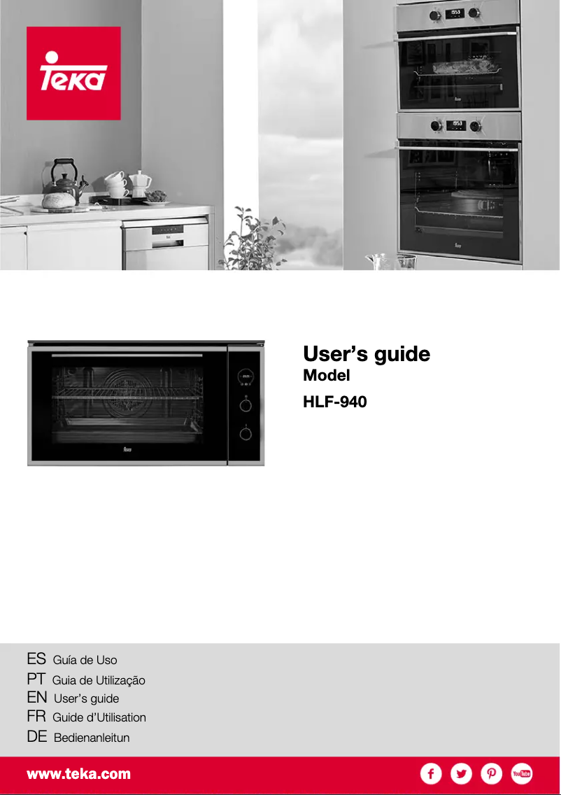 Page 1 of the manual User Manual Teka HLF-940