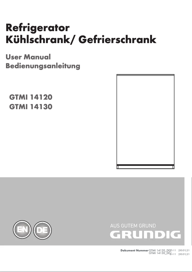 First page image of the manual for GTMI 14120