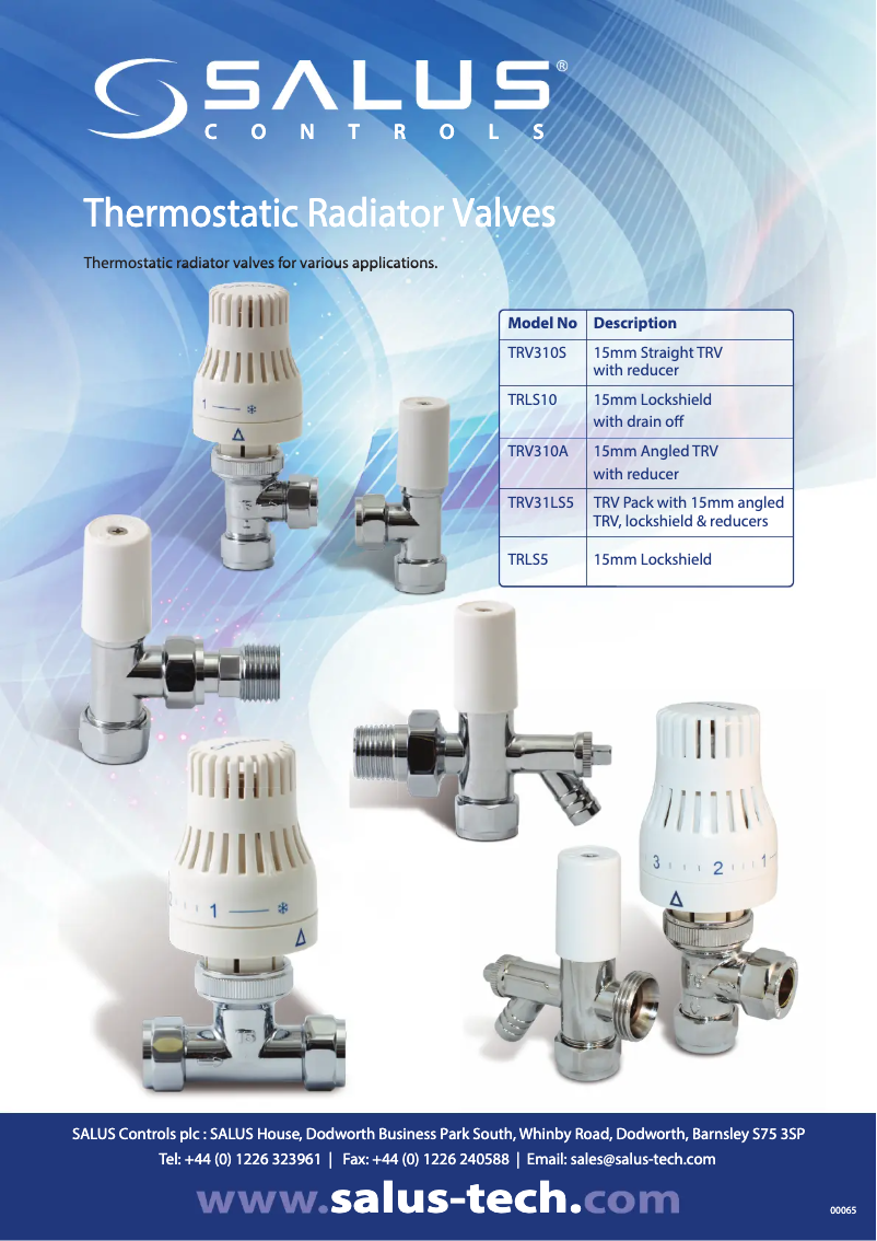 Page 1 of the manual User Manual Salus TRV310A