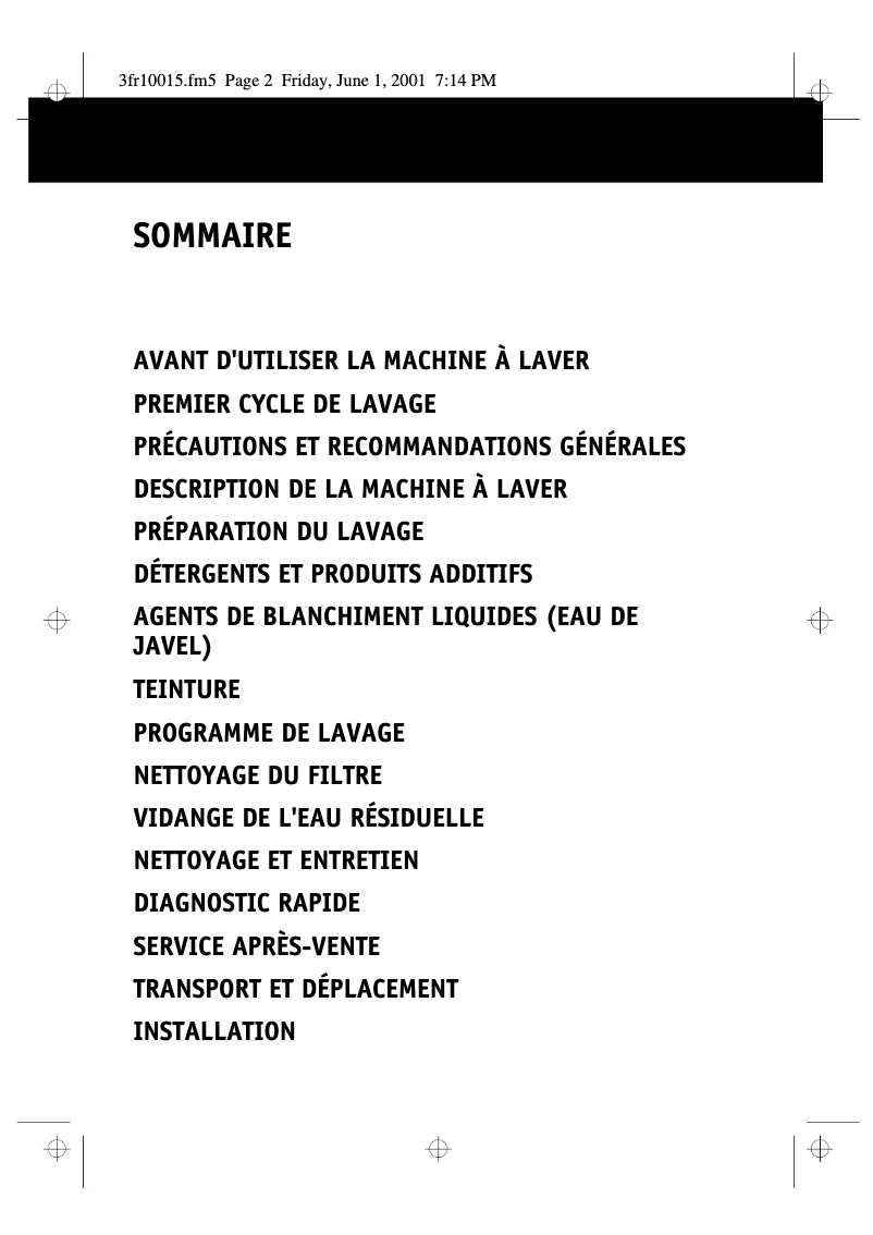Page 1 of the manual User Manual Whirlpool Fl 5042
