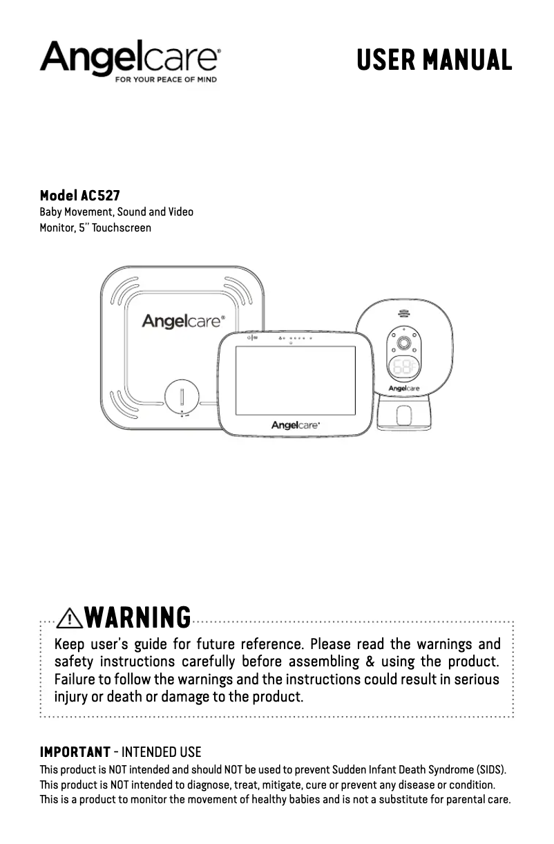 First page image of the manual for AC527
