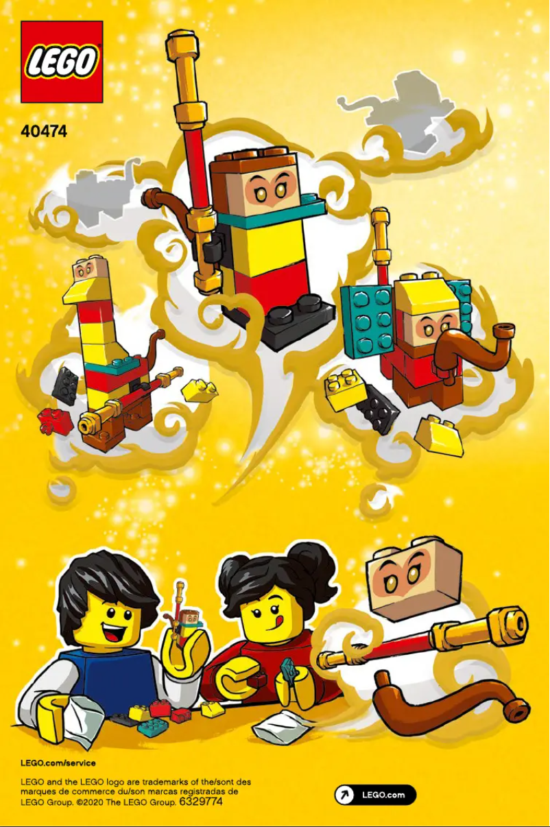 Page 1 of the manual User Manual Lego Monkie Kid 40474