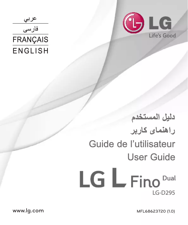 First page image of the manual for L Fino