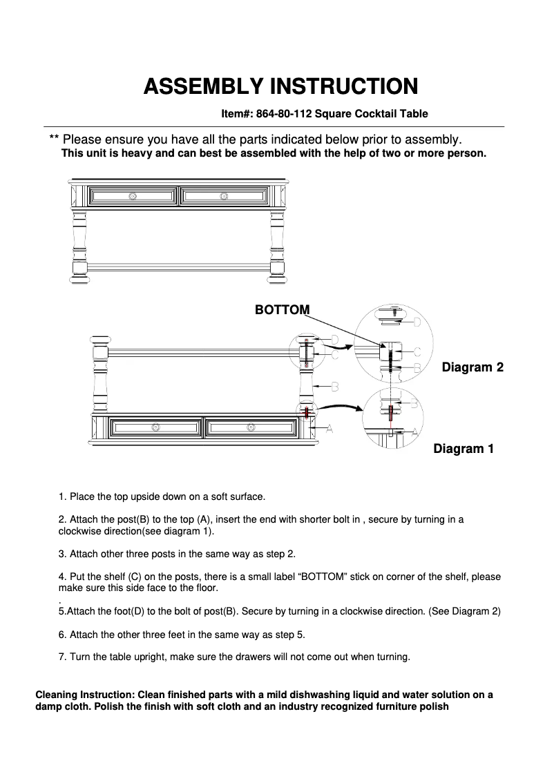 Page 1 of the manual User Manual Hooker 864-80-112
