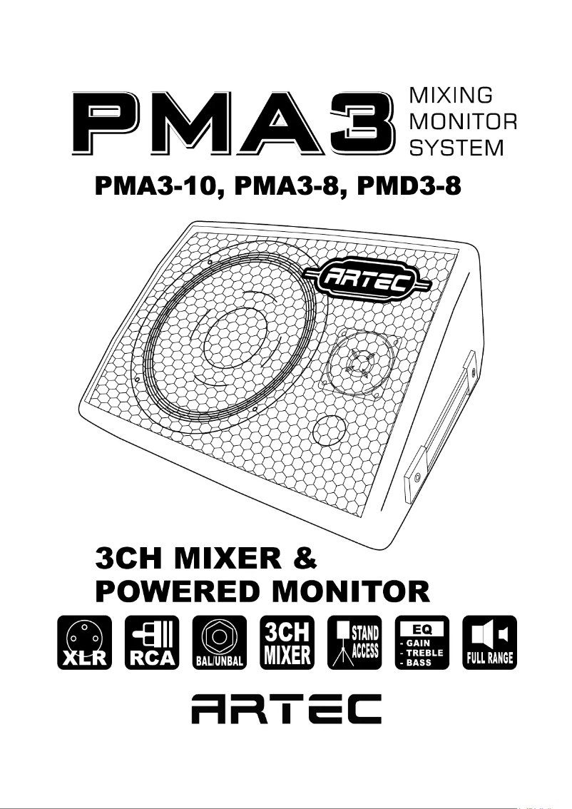 First page image of the manual for PMD3-8