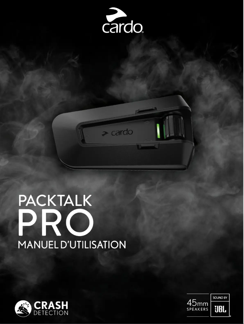 First page image of the manual for Packtalk Pro