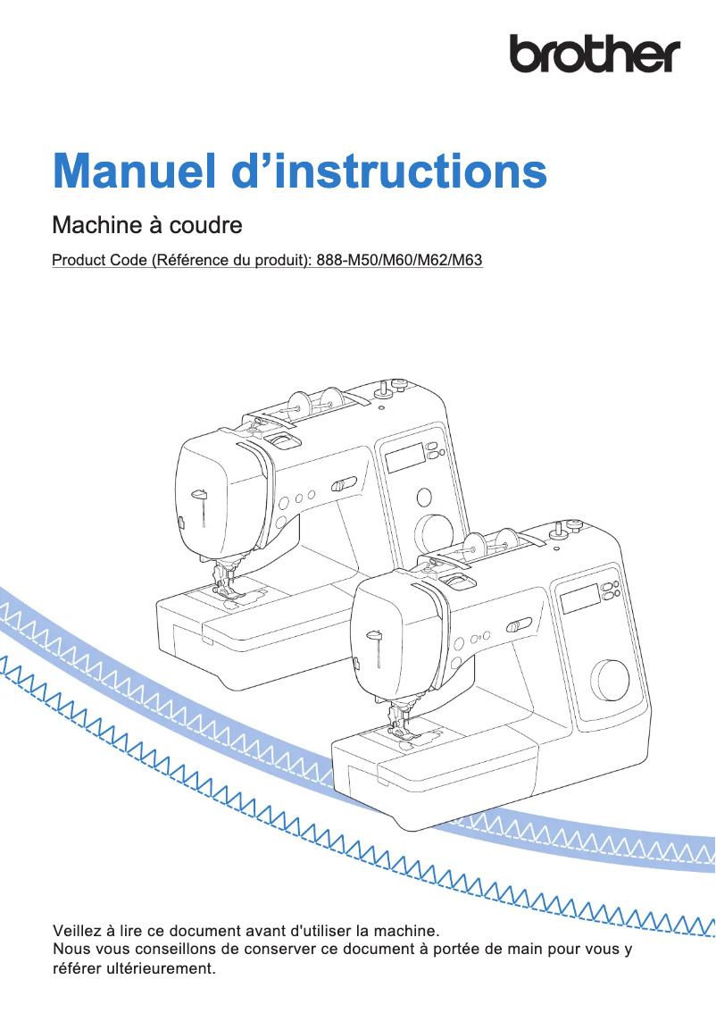 Page 1 of the manual User Manual Brother Innov-is A16