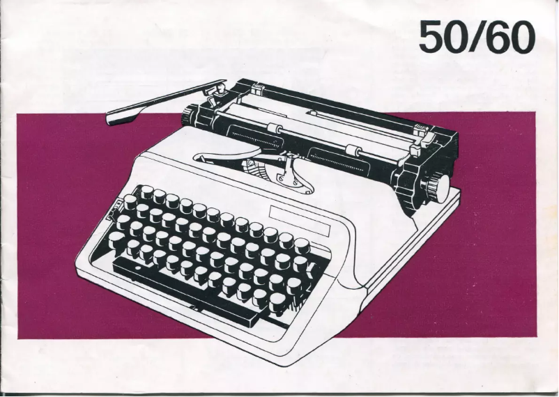 First page image of the manual for 60