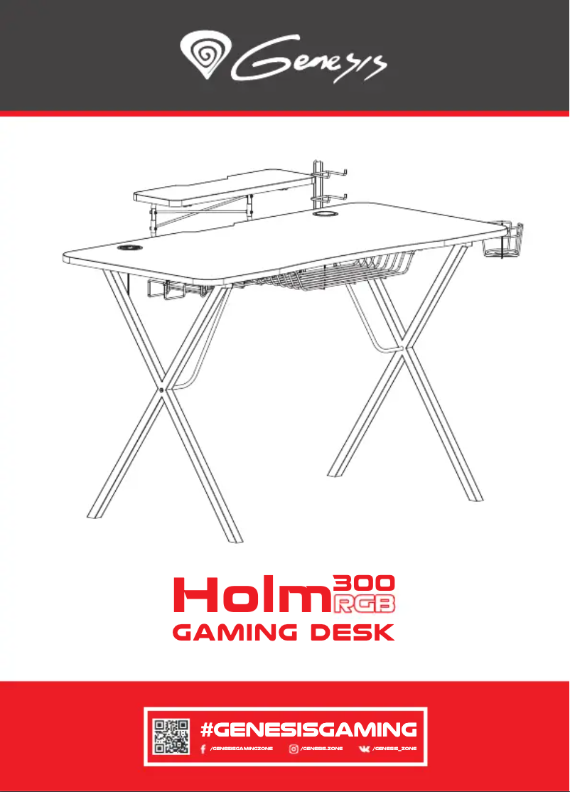 First page image of the manual for Holm 300 RGB