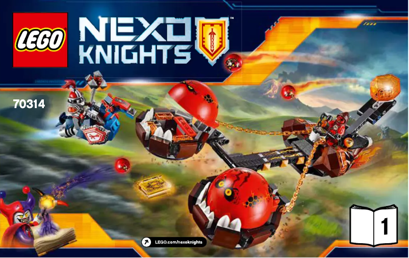 First page image of the manual for Nexo Knights 70314