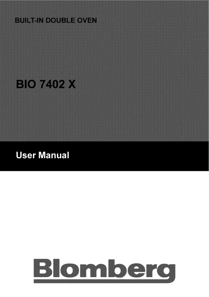 First page image of the manual for BIO 7402