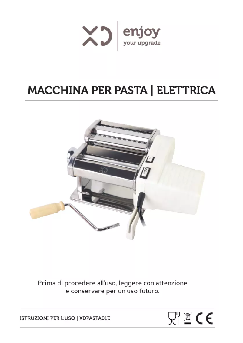 First page image of the manual for PASTA01E